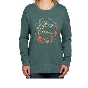 State Of Mine Women’s Merry Christmas Sweatshirt   Size XXL